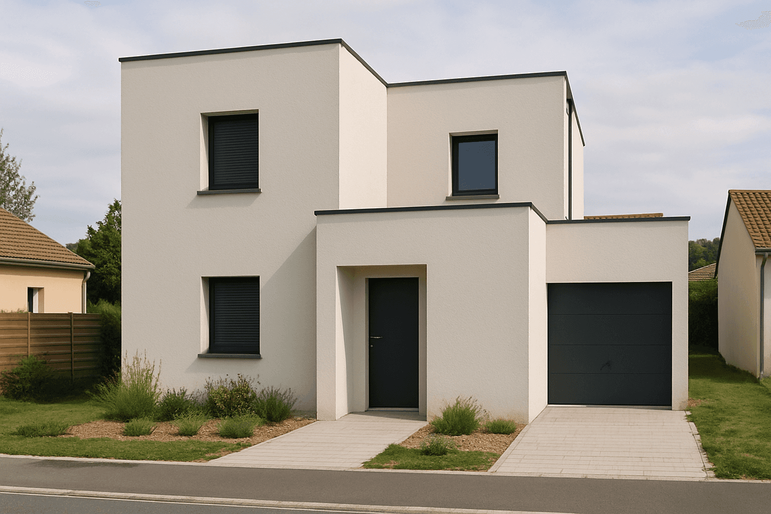 Maison Maison cubique (moderne)